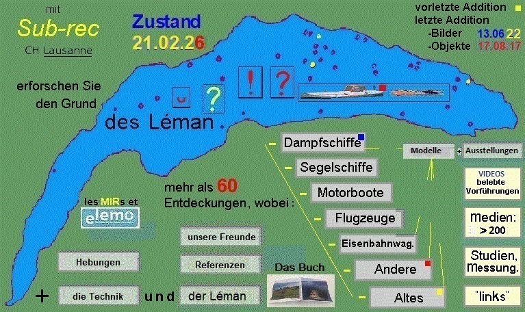 Erforschen Sie den Grund des "Lac L�man"